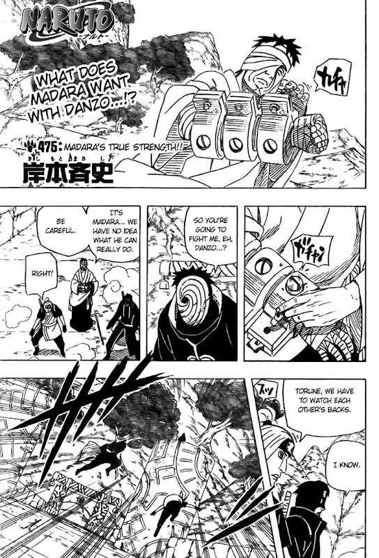 Naruto Shippuden Manga Chapter 475 - Image 01