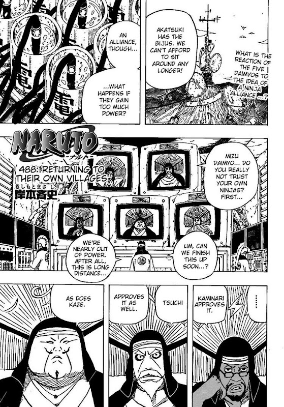 Naruto Shippuden Manga Chapter 488 - Image 01