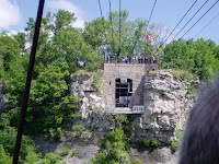Sky Cable Car down river from the falls