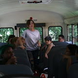Each group traveled by bus.