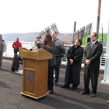 Yonkers City Council member Patricia McDow speaking at the press event.
