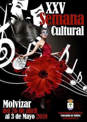 Cartel Semana Cultural en Molv&iacute;zar 2010