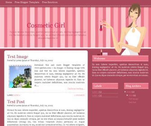 Cosmetic Girl Themes