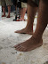 shapes w/ bare feet!