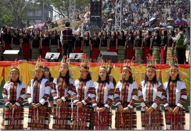 cheraw dancers from Mizoram