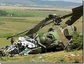 Helicopter crash in Northeast India