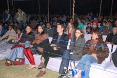 Subbalakshmi Khan with daughter-in-law and others..