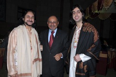 Pt. Bhajan Sopori, Mr. Larbi Moukhariq and Abhay Rustum Sopori