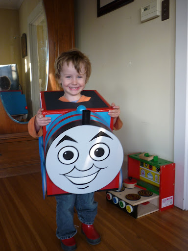 Thomas the Tank Engine homemade costume