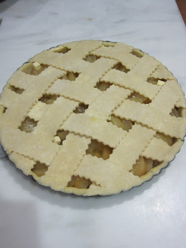  behind the scenes: pear tart from martha show leftovers