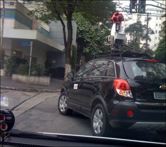 Flagra: Google Street View agora utiliza o Chevrolet Captiva Flagra: Google Street View agora utiliza o Chevrolet Captiva