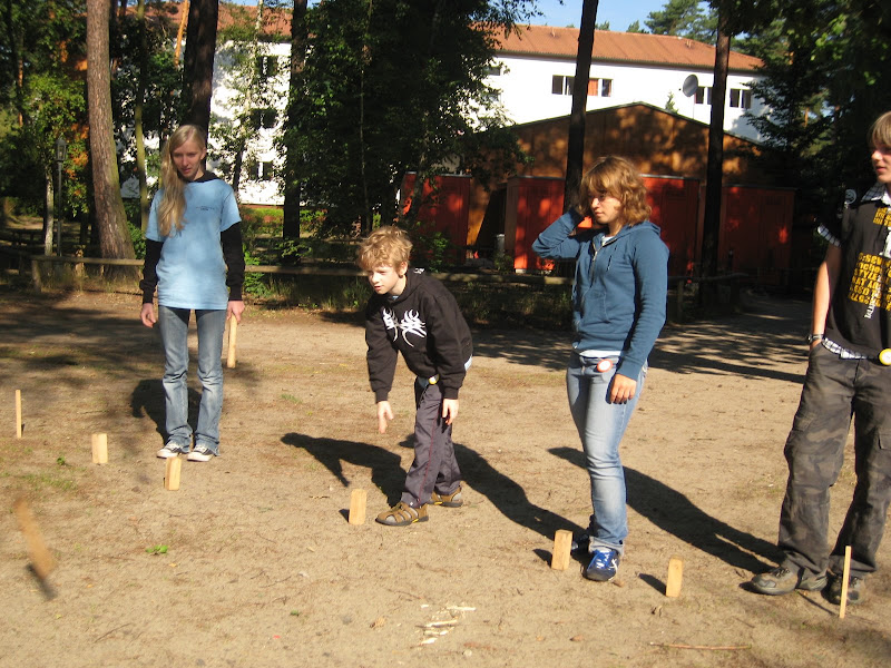 Kubb im Wald