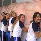 Um abraço no intestino grosso!