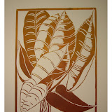 « Salagon » gravure/bois plante du conservatoire de (F04) Salagon 24×30cm 50€