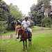 Riding a horse at Malagos Garden Resort