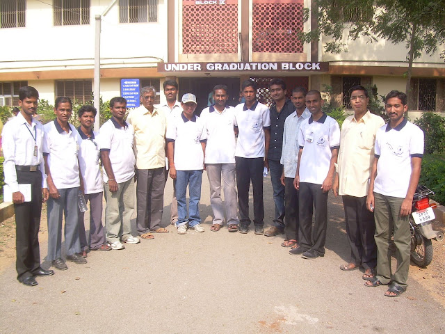 Volunteers in SV College, Suryapet