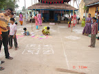 Rangoli conducted by Manavata