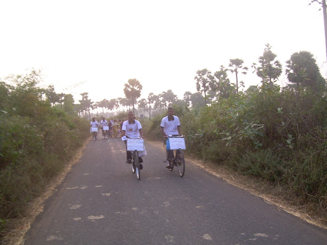 On the way to Dharmaraopet after Jangareddy gudem