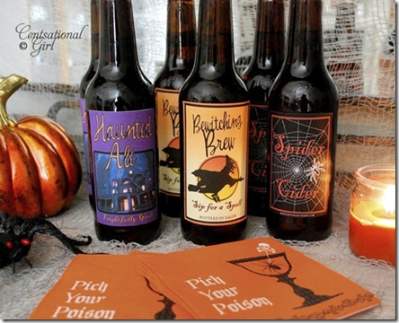 halloween party beer drink labels download