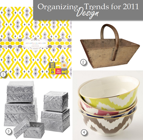 organizing design trends for 2011