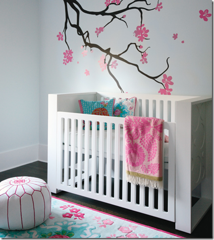 modern baby girl nursery room designer