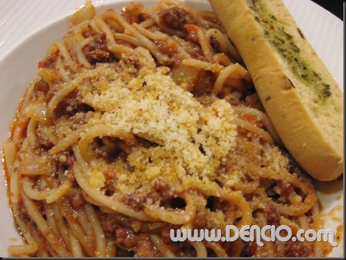 Spaghetti Bolognese P108