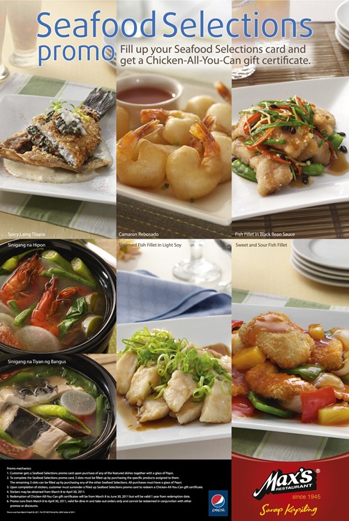 Seafood Selections Promo poster