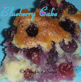 blueberry cake
