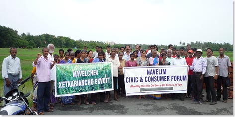 Rawanfond Goa farmers agitation