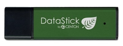 Green USB flash drive