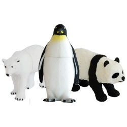 Endangered animals USB Flash Drive Trio Endangered animals USB Flash Drive Trio