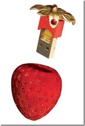 Strawberry USB flash drive