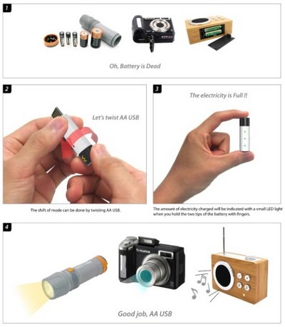 AA USB AA USB