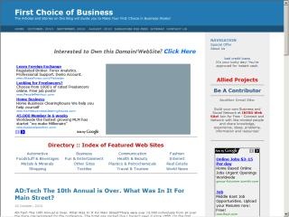 First Choice of Business
