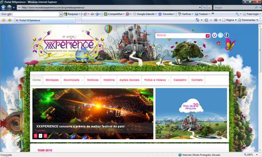 XXXperience - novo portal