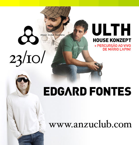 Edgard Fontes + Ulth na Anzu dia 23/10 Edgard Fontes + Ulth na Anzu dia 23/10