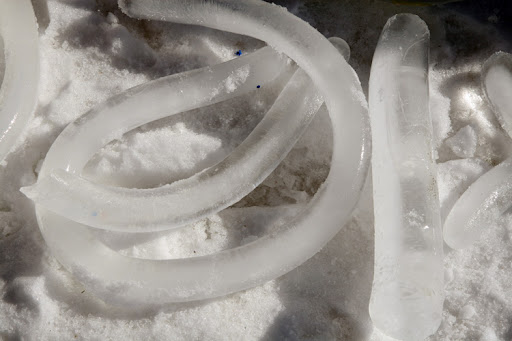 ледени фигури от балони