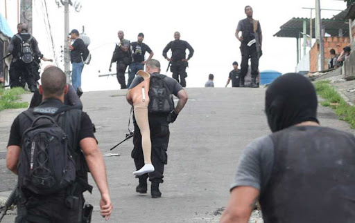 Fotos da guerra no RJ