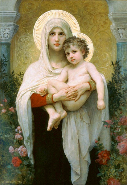 [412px-William-Adolphe_Bouguereau_(1825-1905)_-_The_Madonna_of_the_Roses_(1903)[5].jpg]