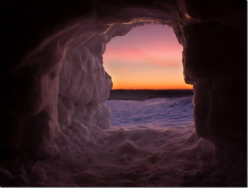 Igloo Dusk by pommysheilah post by jchip8