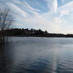 The water is wide.
