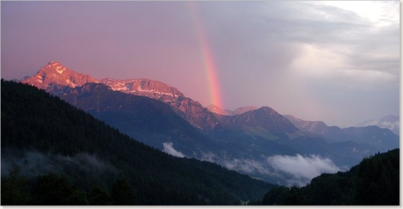 berge regenbogen