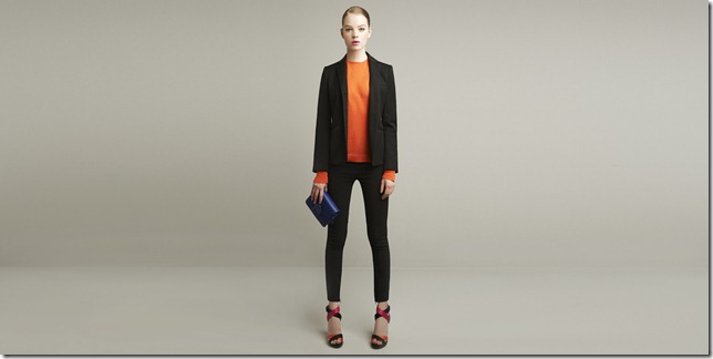 6 black orange and platform sandals very stylish
