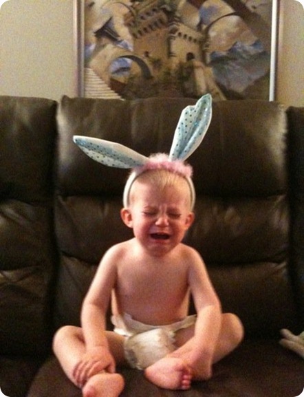 wyatt and the bunny ears.