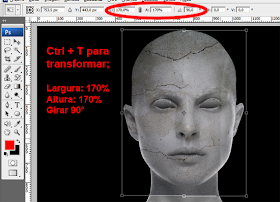 Redimensionando a estátua