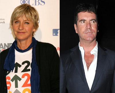 Ellen Degeneres and Simon Cowell fight for Control on American Idol