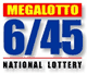 Megalotto 6/45 Winning Results