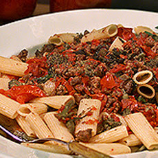 Rigatoni with Sausage and Broccoli Rabe