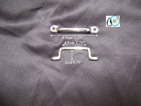 White Metal Breeching Loops Dees Fittings