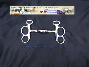 Butterfly&nbsp;Carriage Driving Bit Myler Style D21SP Proportioned For Shetland - Small Ponies